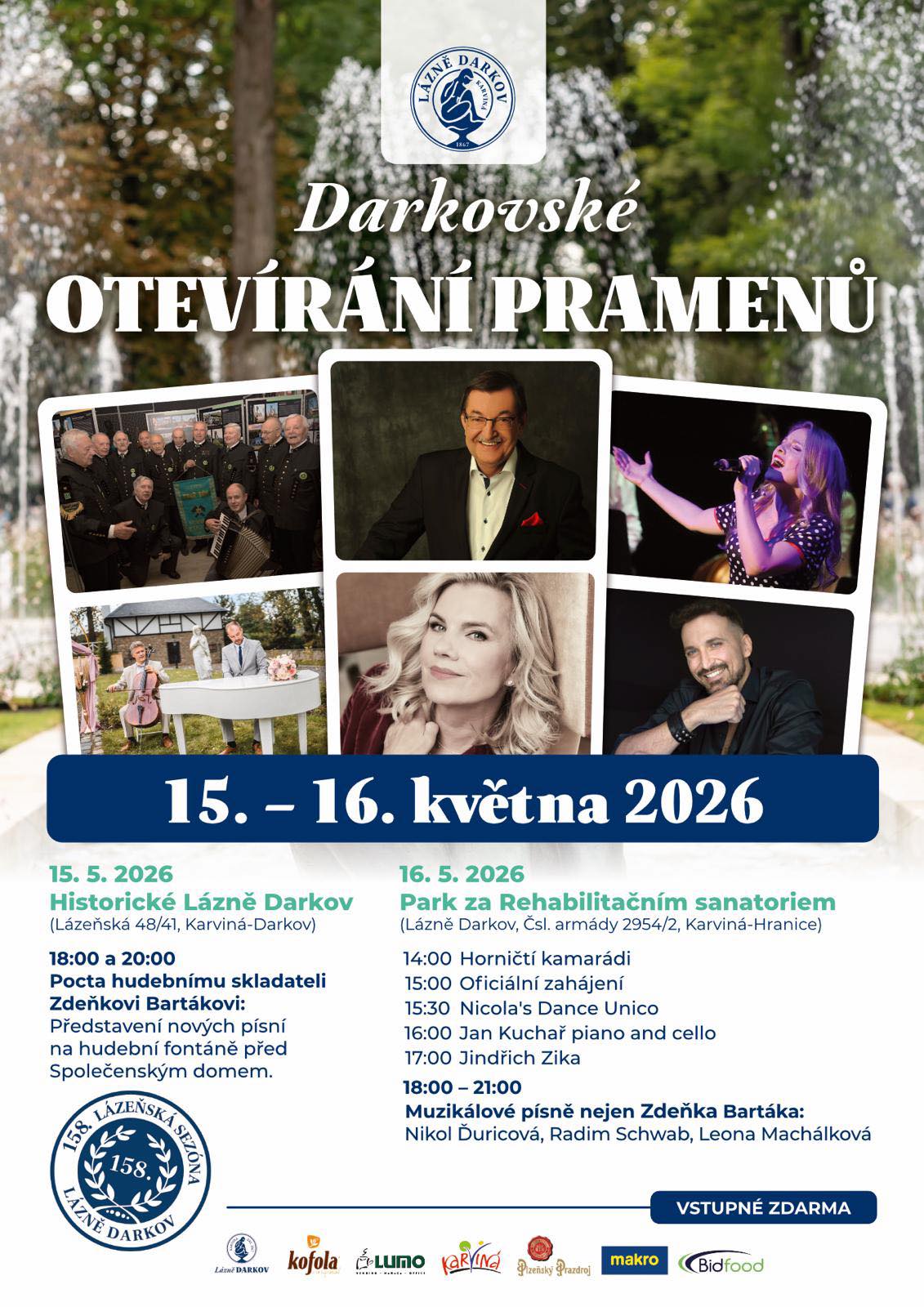 Darkovské otevírání pramenů 2026
